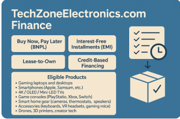 https://techzoneelectronics.com finance