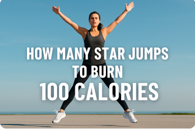 how many star jumps to burn 100 calories​