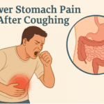lower stomach pain after coughing