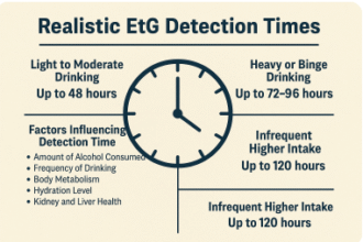 realistic etg detection times
