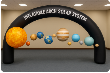inflatable arch solar system