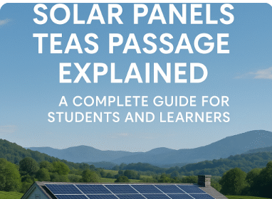 solar panels teas passage​