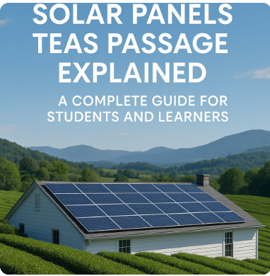 solar panels teas passage​