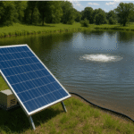 solar pond aeration system