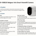 vmc3030-100eus netgear arlo smart homehd camera manual