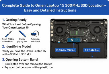 omen laptop 15 300mhz ssd location