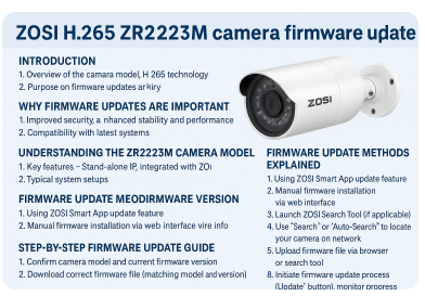 zosi h.265 zr2323m camera firmware update