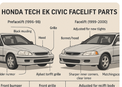 honda tech ek civic facelift parts
