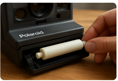 polaroid camera rollers 3d models free online​